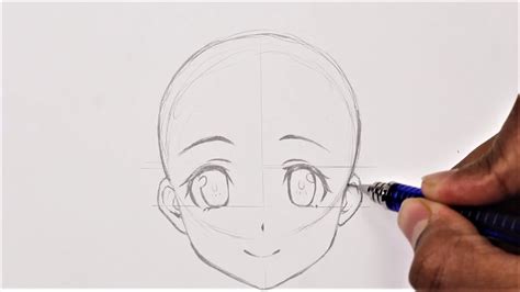 Anime Head Outline