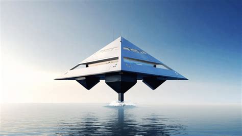 Futuristic Yacht Concept Would Appear to Hover at High Speeds | Mental ...