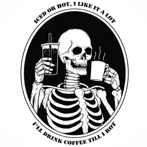 coffee tattoo | Skeleton art, Coffee tattoos, Skull art