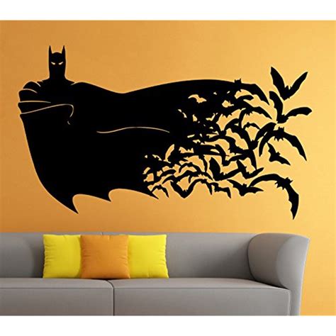 Batman Wall Vinyl Decal Movie Cartoon Sticker Art Mural Home Decor ...