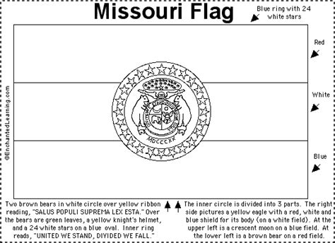 Missouri Flag Printout - EnchantedLearning.com