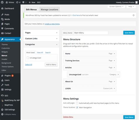 The Power of Custom Menus in Wordpress - CloudenUp