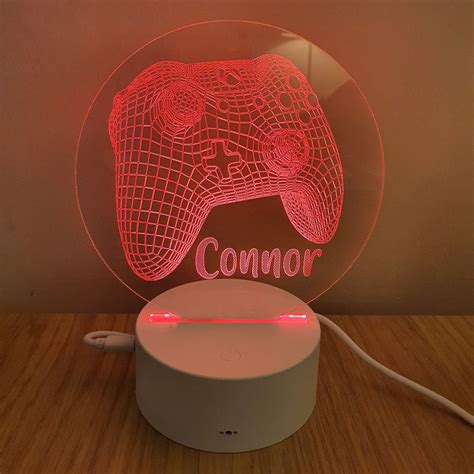 Custom LED XBox controller LED/ Gaming / 3D Lamp/Custom Night | Etsy