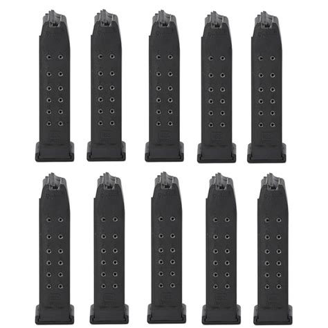 Glock Original Magazine for Glock 19 .9mm Luger 15 Rds 10 Pack - Deals