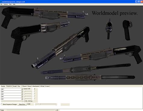 Half-life 2 Beta Shotgun worldmodel, preview. image - JoshZemlinsky - ModDB