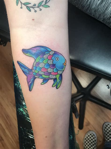 Rainbow Fish Tattoo | Tattoos, Inspirational tattoos, Fantasy tattoos