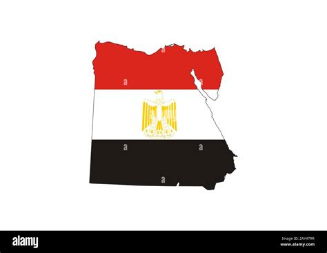 egypt flag map Stock Photo - Alamy