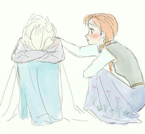 Disney Princess Heroines Ilustration fanart - Frozen - Elsa & Anna ...