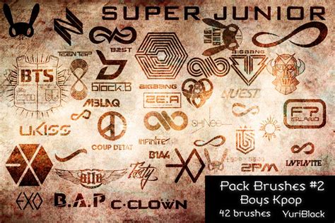 Kpop Bands Logos - Brushes - Fbrushes