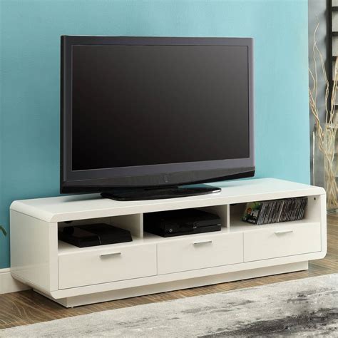 ACME Randell White TV Stand for Flat Screen TVs up to 60" - Walmart.com ...