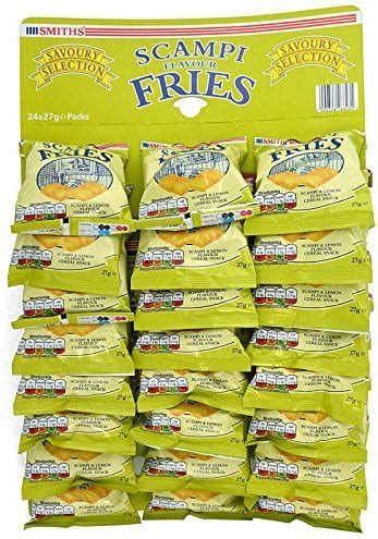 Smiths Scampi Flavour Fries 27g (Pack of 24 x 27g) : Amazon.co.uk: Grocery