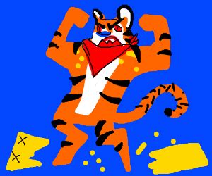 Tony Tiger; Cereal Killer - Drawception