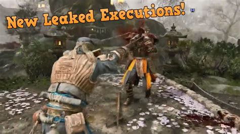 FOR HONOR: New Leaked Centurion and Shinobi executions | + New Effects ...