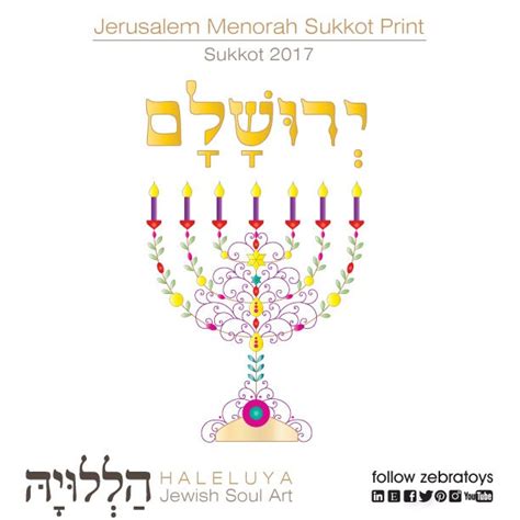 Sukkah Decorations Art Kit-sukkot Prayers and Blessings-7 DIY ...