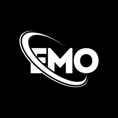 EMO logo. EMO letter. EMO letter logo design. Initials EMO logo linked ...