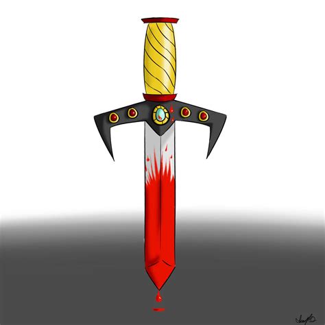 Quick Drawing - Bloody Dagger by ThriceCreamLover03 on DeviantArt