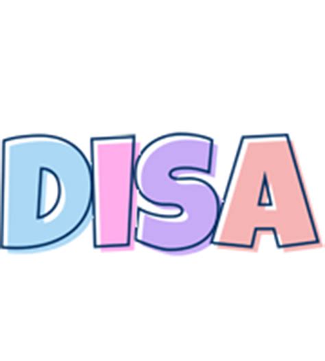 Disa Logo | Name Logo Generator - Candy, Pastel, Lager, Bowling Pin ...