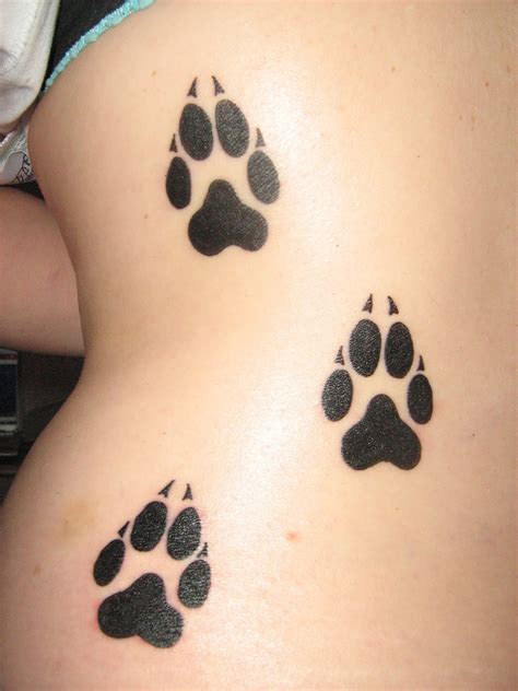 Paw Print Tattoos Designs, Ideas and Meaning | Tattoos For You