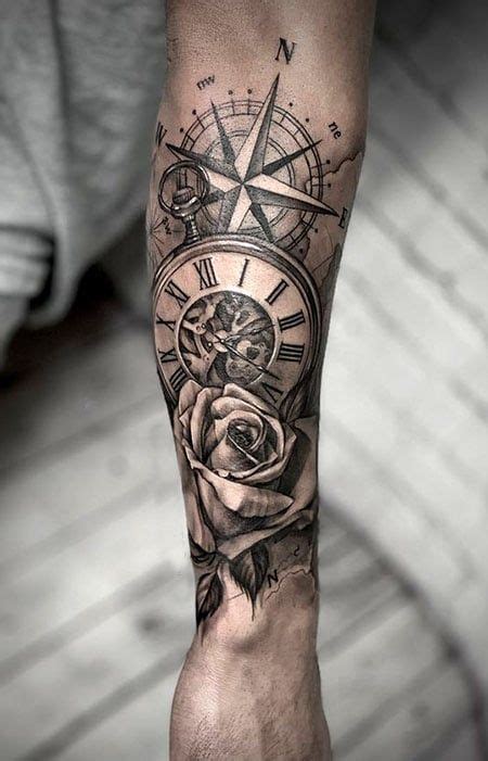 40 Best Clock Tattoos for Men