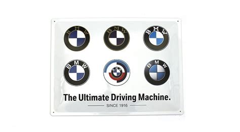 Plaque métallique BMW - Logo Evolution pour BMW R 1250 GS & R 1250 GS ...