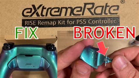 Fix Broken PS5 Controller Back Button - ExtremeRate Remap Kit Problem ...