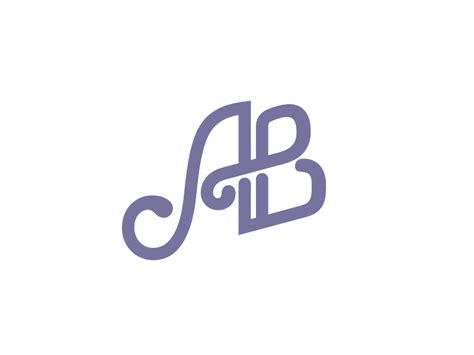 AB | Monogram logo design, Logo design creative, Lettering design