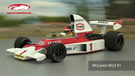 Memorabilia Ltd Edition 1:43 scale Minichamps Model of a McLaren M23 F1 ...