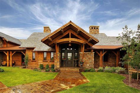 A rustic family compound in the mountains of Montana