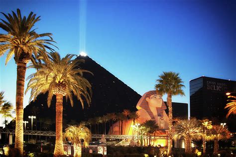 Luxor Pyramid And Sphinx Of Giza, Las Vegas Photograph by Tatiana ...