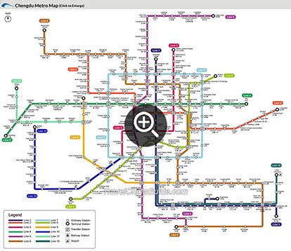 Chengdu Metro Maps 2023, PDF Download: Subway Planning Map