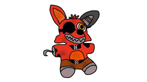 WitheredFoxy plush art by Motionlegostudios on DeviantArt