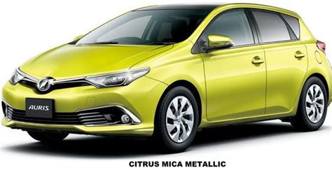 New Toyota Auris Body colors, picture, photo gallery