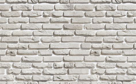 Aged Brick Wallpaper for Walls | White Brick