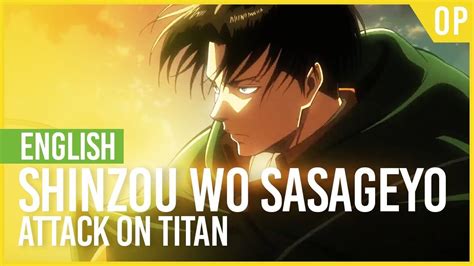 Attack on Titan - "Shinzou wo Sasageyo" (Opening) | ENGLISH ver ...