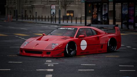 This Ferrari F40 Liberty Walk Body Kit Is Blasphemy But Gorgeous