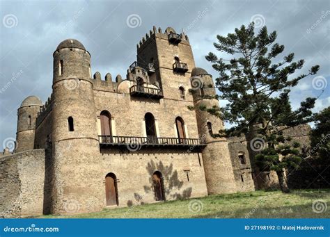 Castle in Gondar, Ethiopia stock photo. Image of kings - 27198192