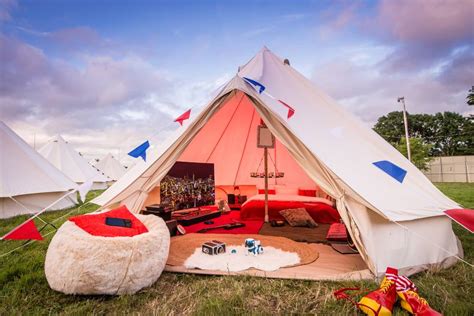 Is this the best festival tent ever? We check out Virgin Media'