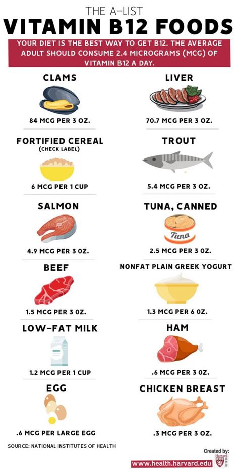 The A list of B12 foods - Harvard Health