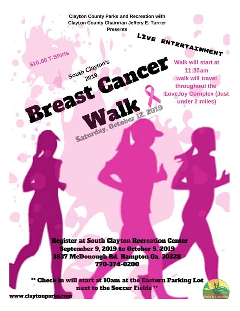 Breast Cancer Walk – Clayton County Parks