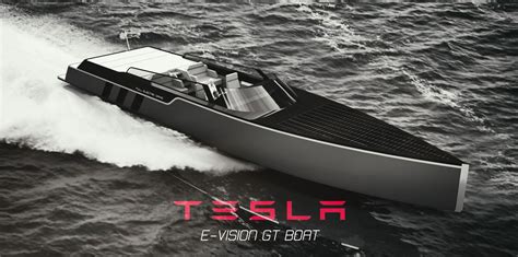 The Tesla E-Vision GT Boat Brings a Clean Conscience to Luxury ...