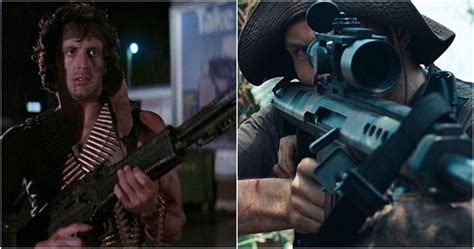 The 10 Most Iconic Weapons Of The Rambo Franchise, Ranked