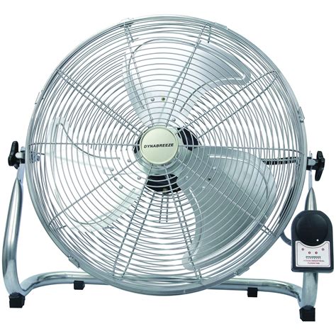 Dynabreeze 450mm Silver Industrial Floor Fan - Bunnings Australia