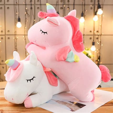 Kawaii Giant Unicorn Plush Toy Soft Stuffed Unicorn Soft Dolls Toys Fo ...