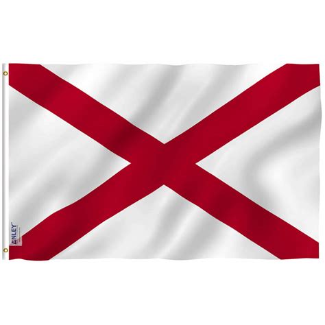 Fly Breeze Alabama State Flag 3x5 Foot - Anley Flags