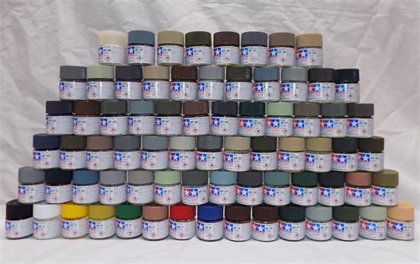 Full Set of 73 XF Tamiya Acrylic Paints