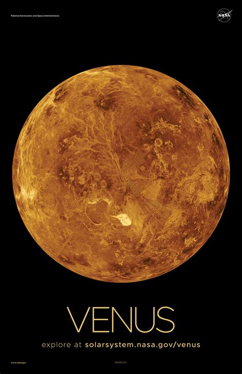 Venus Poster - Version A | NASA Solar System Exploration