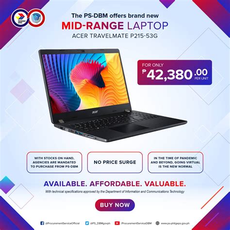 AMID PRICE INCREASES, PS-DBM OFFERS BRAND NEW MID-RANGE LAPTOPS WITH ...