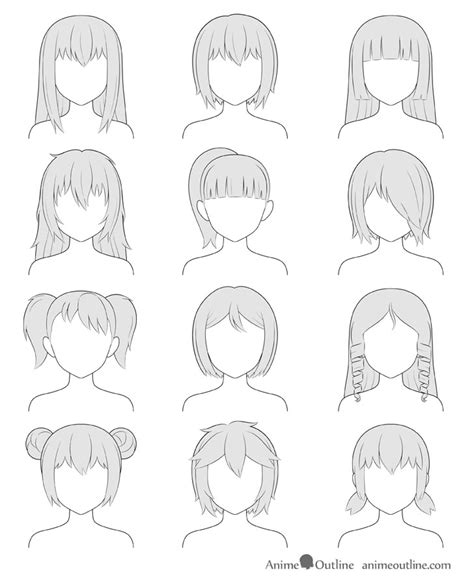 Anime Hairstyles Drawing - emsekflol.com