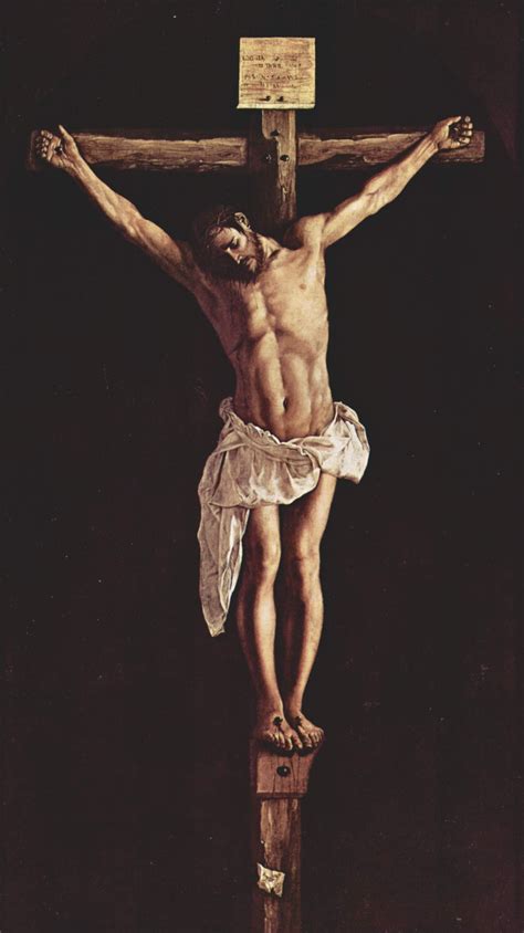 Christ on the Cross - Francisco de Zurbaran | The cross of christ ...