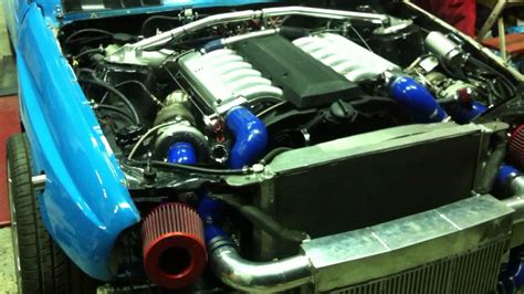 Menegas BMW V12 twin turbo M70 5000cc - YouTube